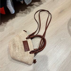 Sezane Justine Mini Basket Bag